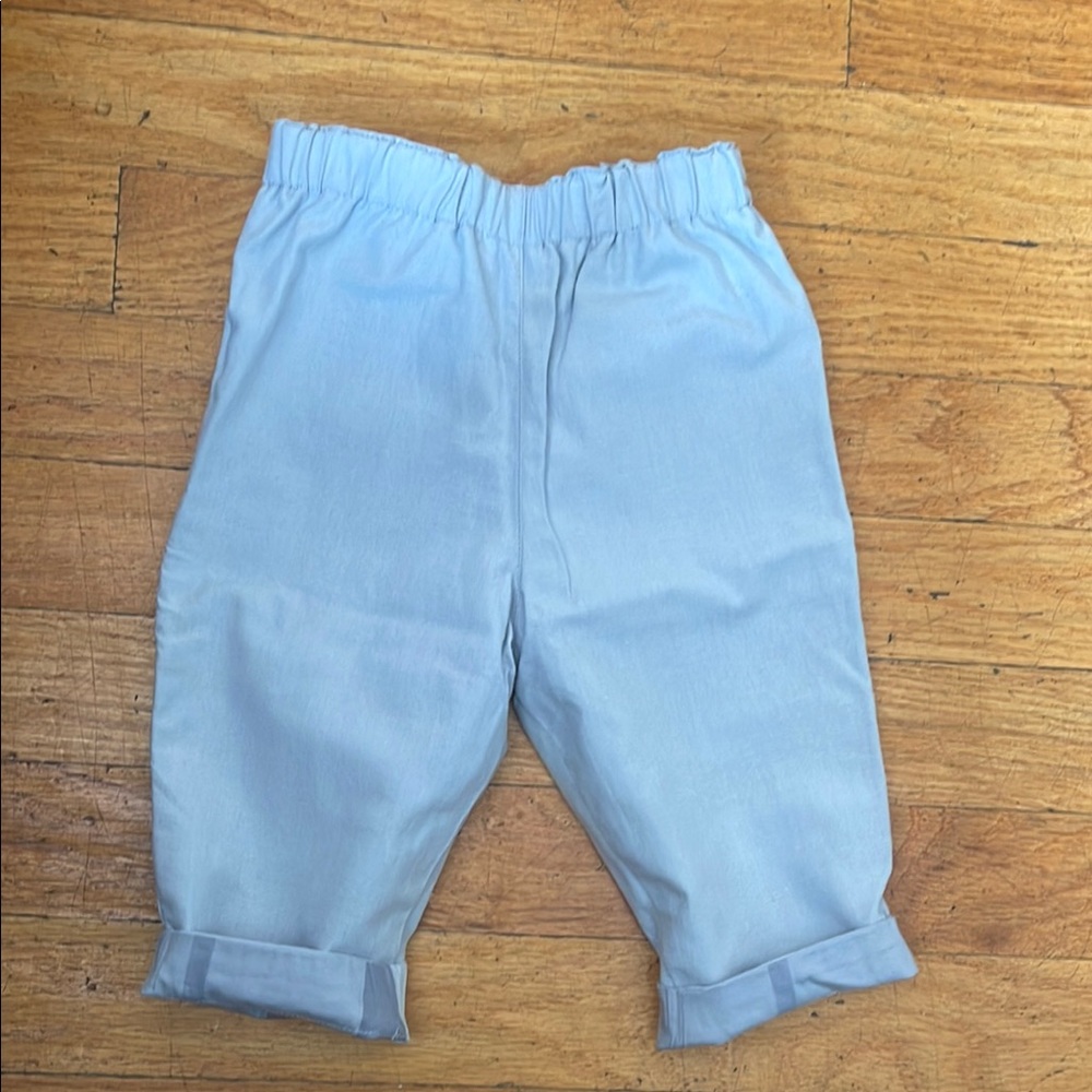Burberry Light Blue reversible Baby Pants